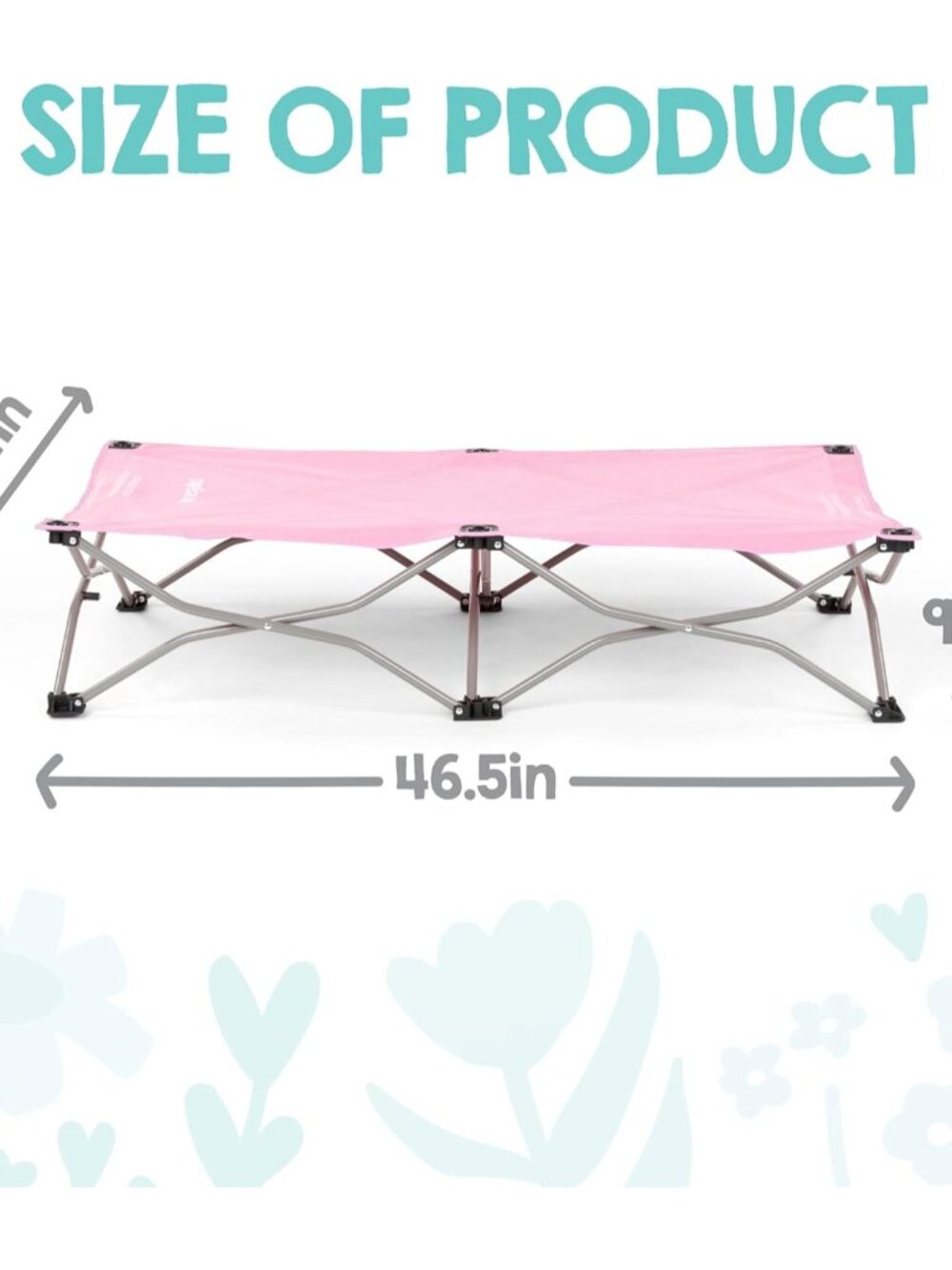 My Cot Portable Toddler Bed, Foldable Kids Travel Bed & Camping Cot, Lightweight - Picture 2 of 5